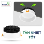 Đèn LED âm trần DIAMOND mặt sâu 10W DDLS-10SS-T105-DM kingled chính hãng